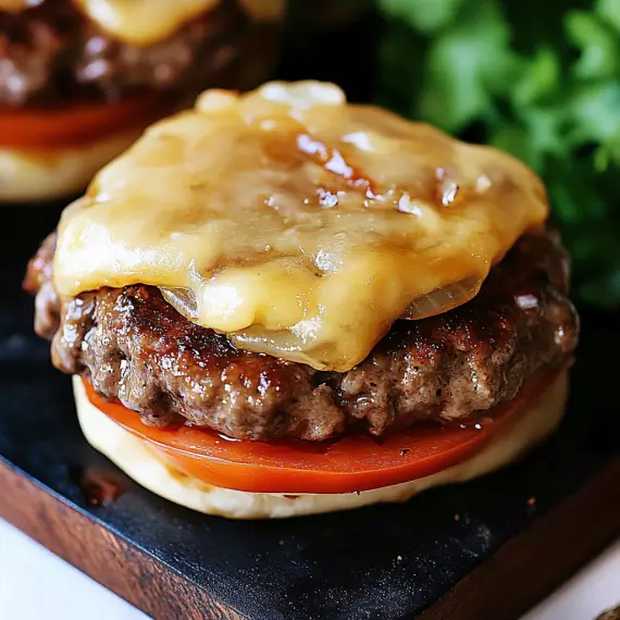 A juicy broiled burger patty served on a lettuce wrap with fresh tomato slices and cheese, perfect for a low-carb diet.